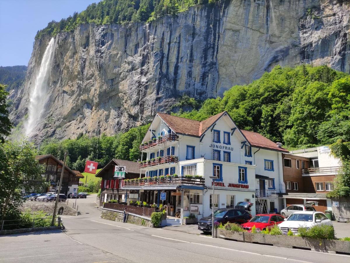 Hotel Restaurant Jungfrau Лаутербруннен Экстерьер фото